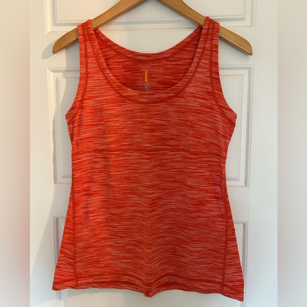 Women’s Lucy Orange Yoga tank top